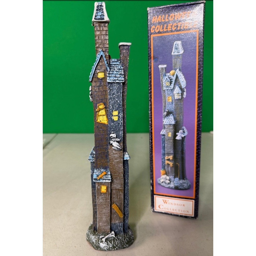 Windsor Collection Halloween Spooky‎ Haunted House Tower Collectible Figurine
